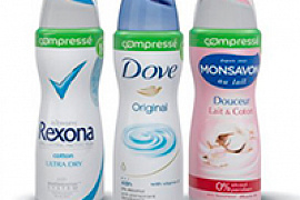Компания Unilever запускает в продажу сжатые дезодоранты