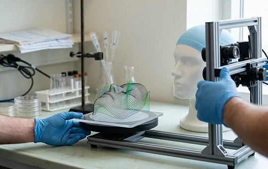 3D-анализ показал преимущественно вертикальное смещение кожи при старении лица