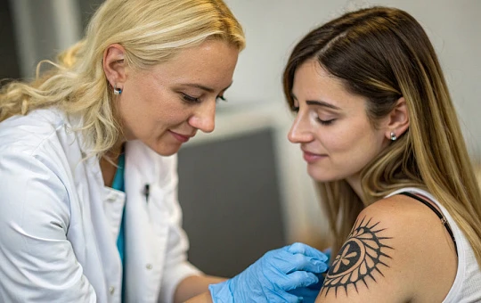 Ученые выяснили, что влияет на удаление черных татуировок пикосекундным лазером