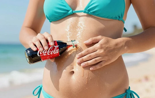 Загар с Coca Cola ведет к опасным последствиям