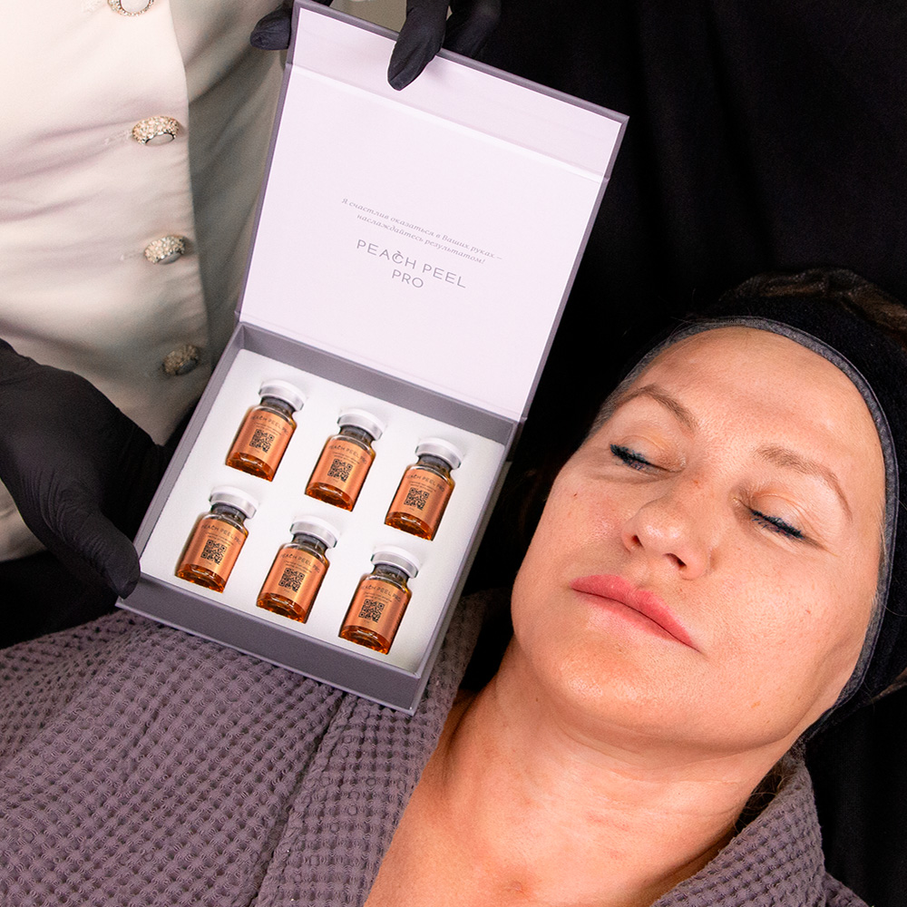 Протокол процедуры Peach Peel PRO и Colibriderm Hydro