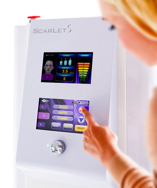 Фракционной микроигольчатый малоинвазивный аппарат Scarlet RF (Южная Корея)
