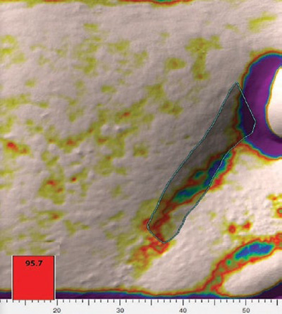 Морщины на 3D-снимках