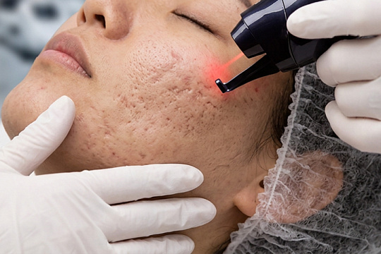 Фракционная лазерная шлифовка с CO₂ эффективна против тяжелой формы рубцов