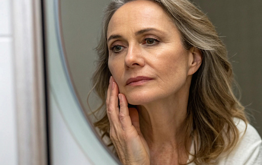 Более 50% женщин узнают о влиянии менопаузы на кожу только после ее наступления