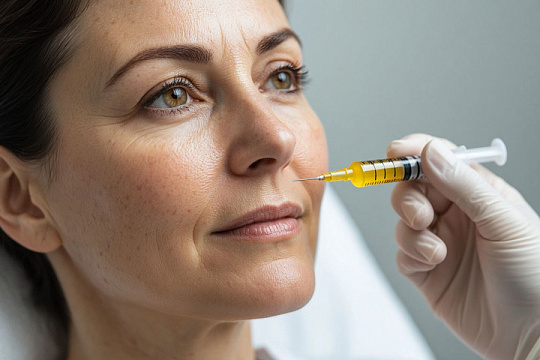 PRP-терапия при фотостарении увеличивает толщину дермы на 24–51%