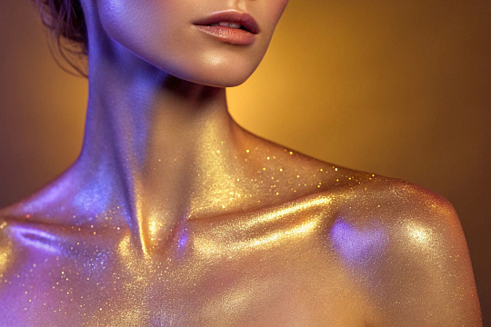 Новый сочетанный протокол «Super Shine» для ухода за кожей шеи и декольте (пилинг Peach Peel с биоревитализантами Bellarti)