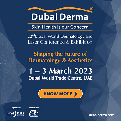 Международная выставка-конференция по современной дерматологии Dubai Derma 2023