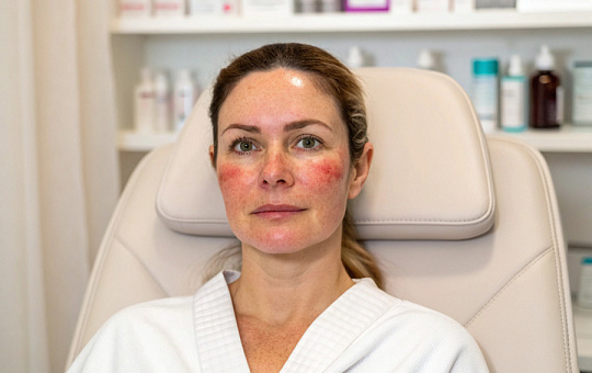 Опубликованы результаты исследования оксиметазолина и PDL-лазера в лечении розацеа