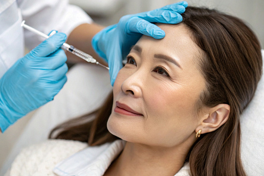 Височный лифтинг с инъекцией в скуловую дугу обеспечивает лучший эффект подтяжки лица