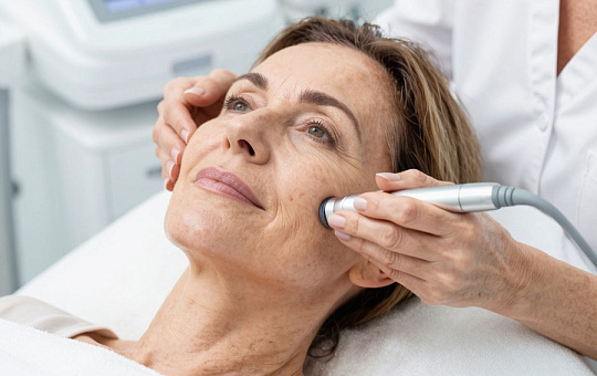 Даже один сеанс RF и тулиевого лазера эффективен в омоложении кожи лица и шеи