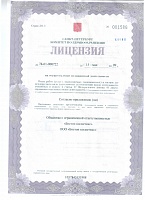 Лицензия Волкова