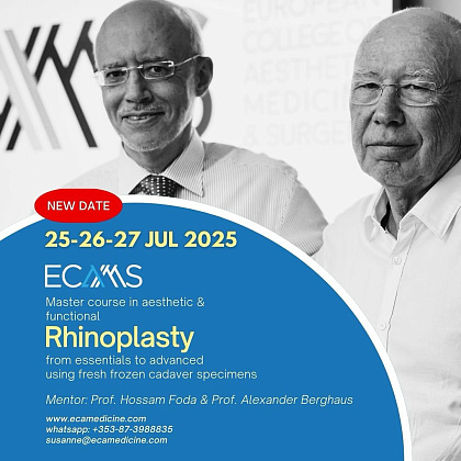 ECAMS Master Course in Rhinoplasty and Otoplasty 2025