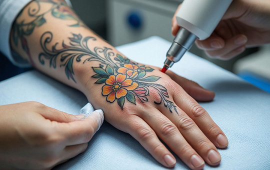 Новый лазер еще эффективнее для удаления цветных татуировок
