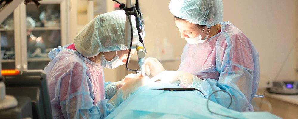 Блефаропластика CO2 лазером DEKA Блефаропластика CO2 лазером DEKA